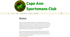 Desktop Screenshot of capeannsportsmansclub.org